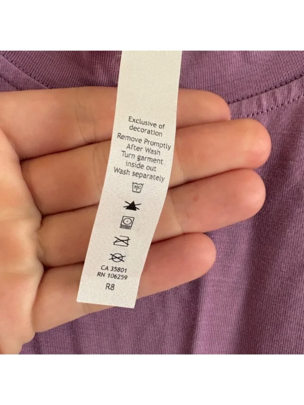 Lululemon Athletic Side Cinch Long Sleeve Crewneck Shirt Purple Women’s Sz 4
